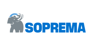 Logotipo de Soprema, proveedor de impermeabilización de Grupo AJF